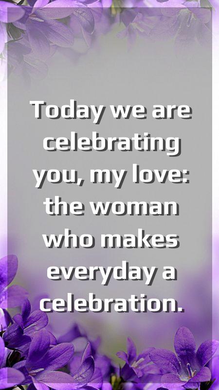 wife birthday wishes lines